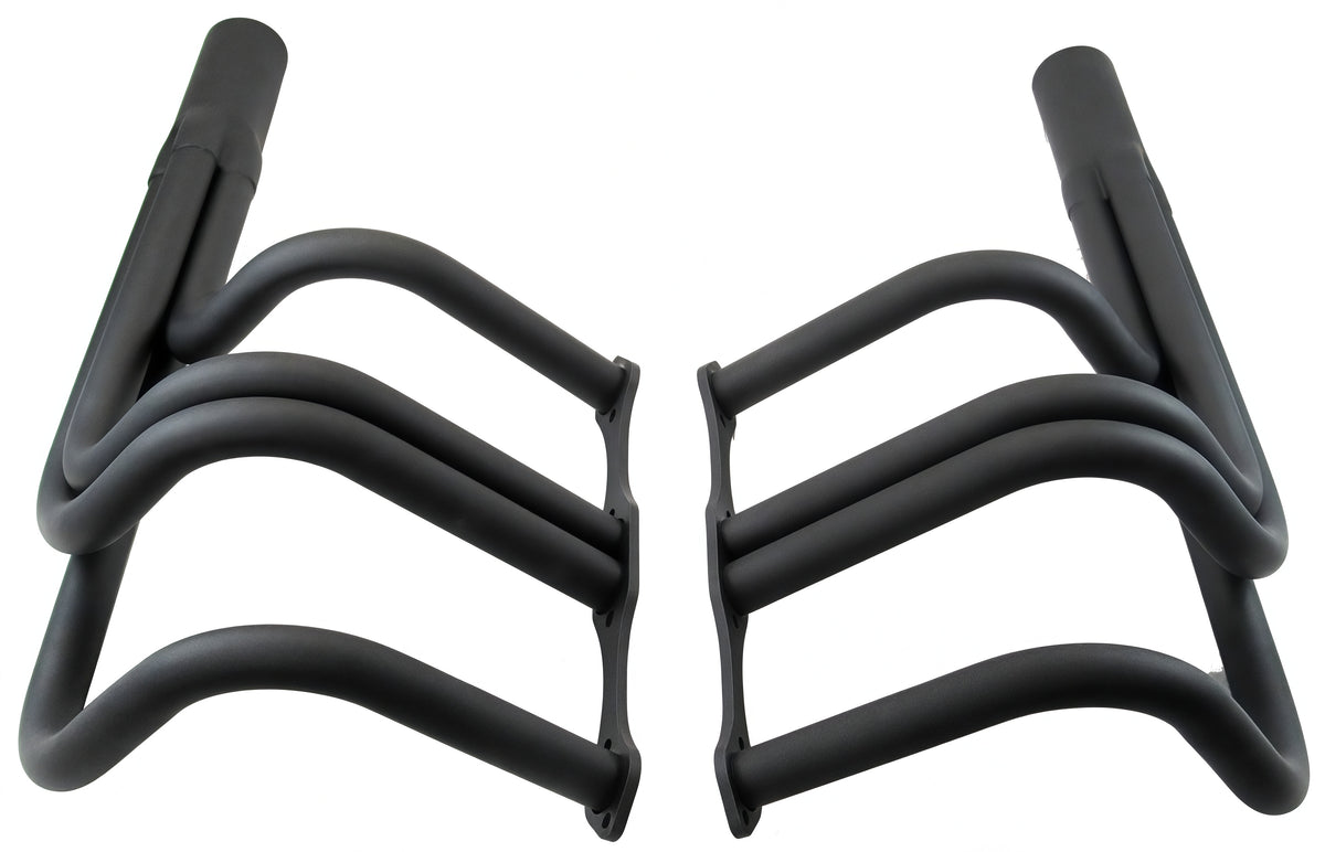 Universal Fit Small Block Chevy 265-400 c.i. Classic T-Bucket Roadsters Long Tube Headers， Oval Port