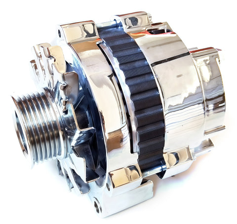 Chevy GM Left Mount Serpentine 130 AMP High Output Alternator – Bous ...