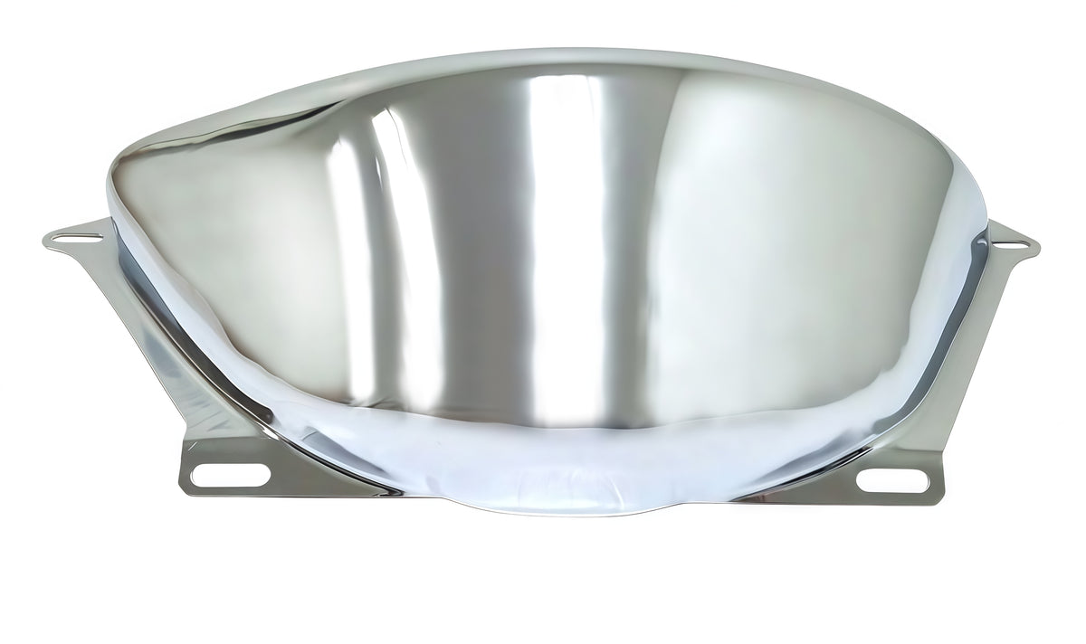 Steel GM Turbo 350/400/700R4 Flywheel Dust Cover Black