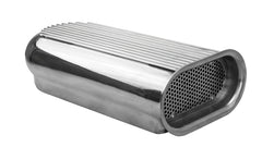 Aluminum Full Finned Hilborn Style Hood Scoop for Dual Quad Carbs