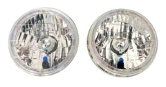 7＂ Clear Headlight H4 W/Color Halo