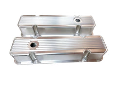 Pontiac Fabricated Aluminum Finned Valve Cover With Hole/Without Hole