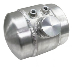 2 Gallon Round Spun Aluminum Fuel Tank， 11.65＂ x 8.5＂