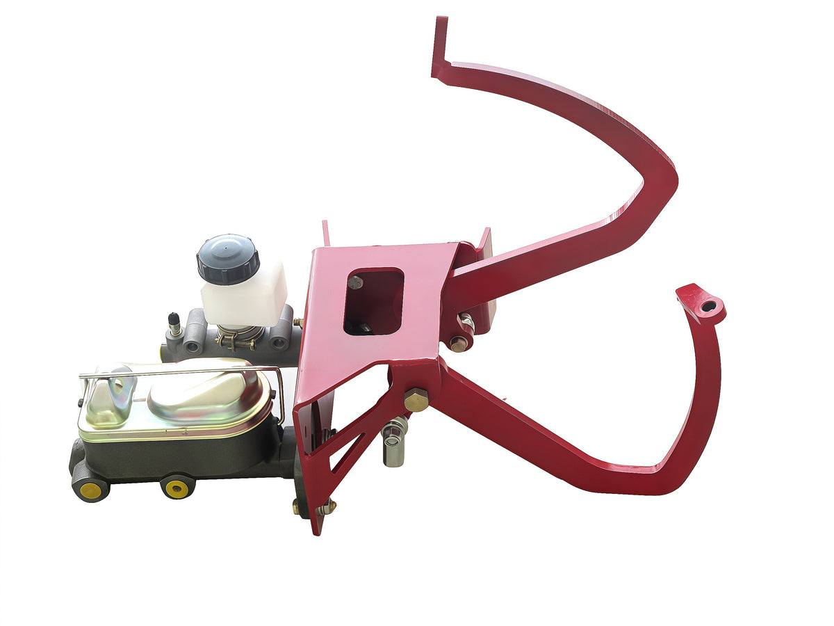 Universal Manual Brake Booster Clutch Pedal Master Cylinders Assembly Street Rod