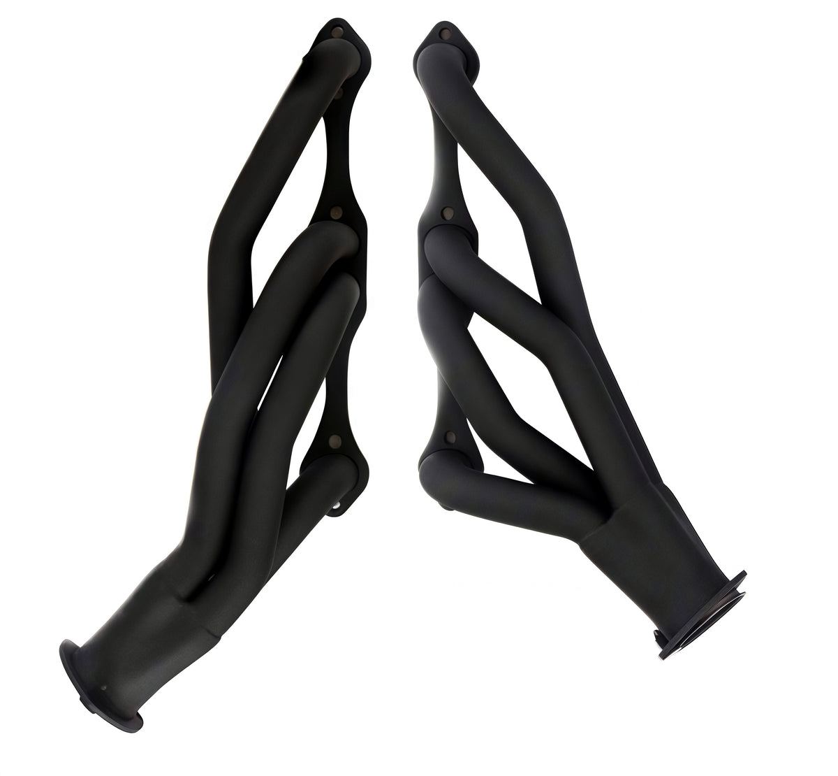 1964-87 GM A， F & G-Body Small Block Chevy Clipster Mid-Length Headers， Round Port