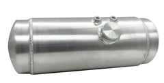 4 Gallon Round Spun Aluminum Fuel Tank， 8＂ x 20.5＂