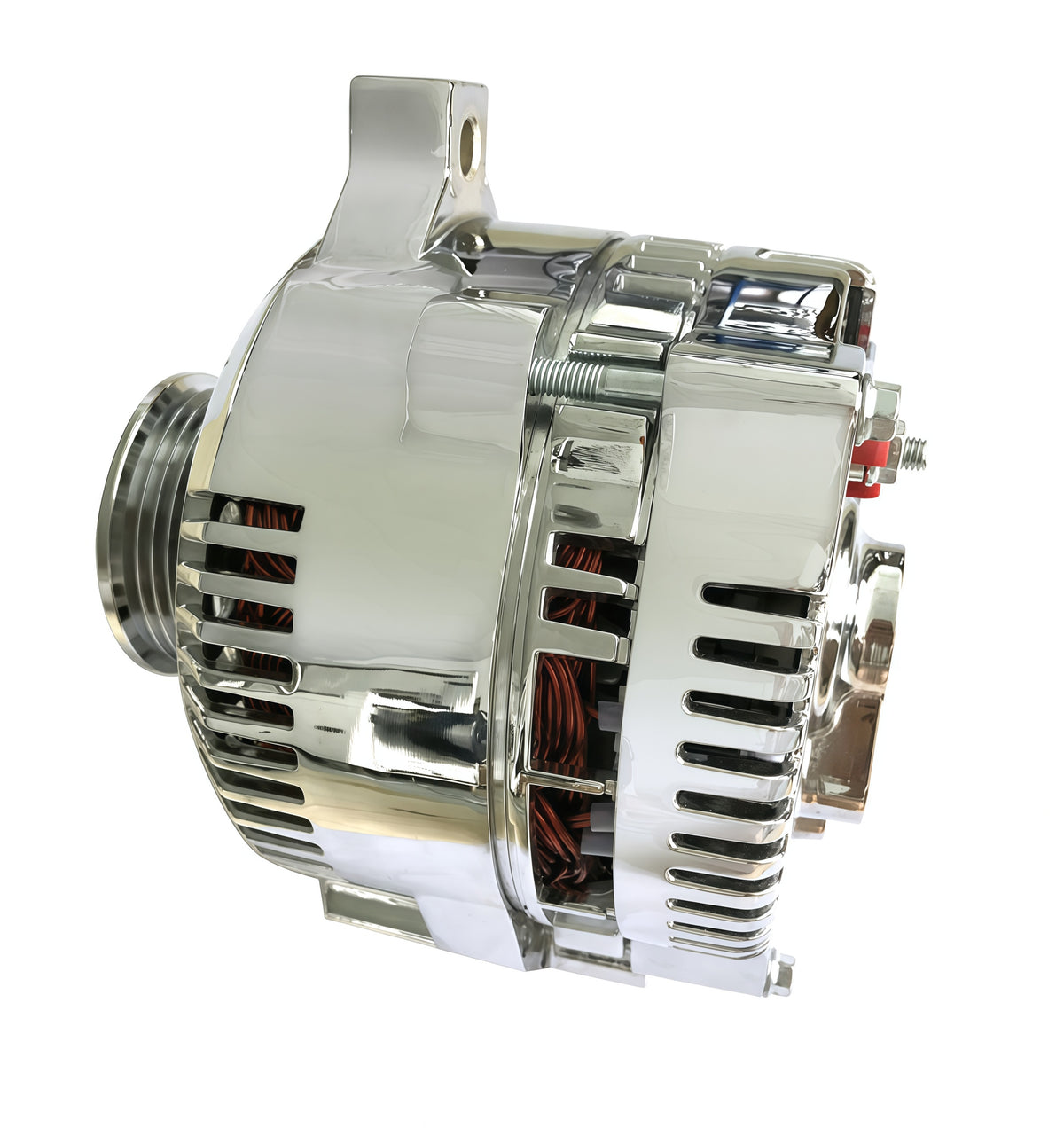 Ford 3G w/ 2.6“ OD Pulley 150 Amp 6 Groove Chrome