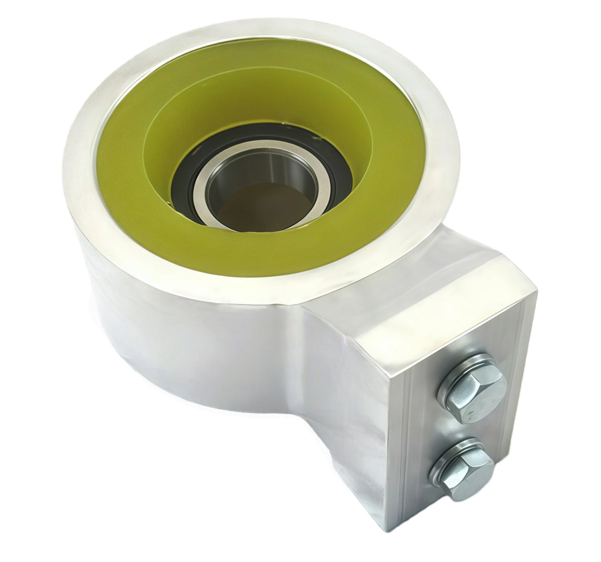 Driveshaft Carrier Bearing With Poly Urethane Insulator， Billet Aluminum， 58-64 Chevy Impala， 63-72 Chevy Truck