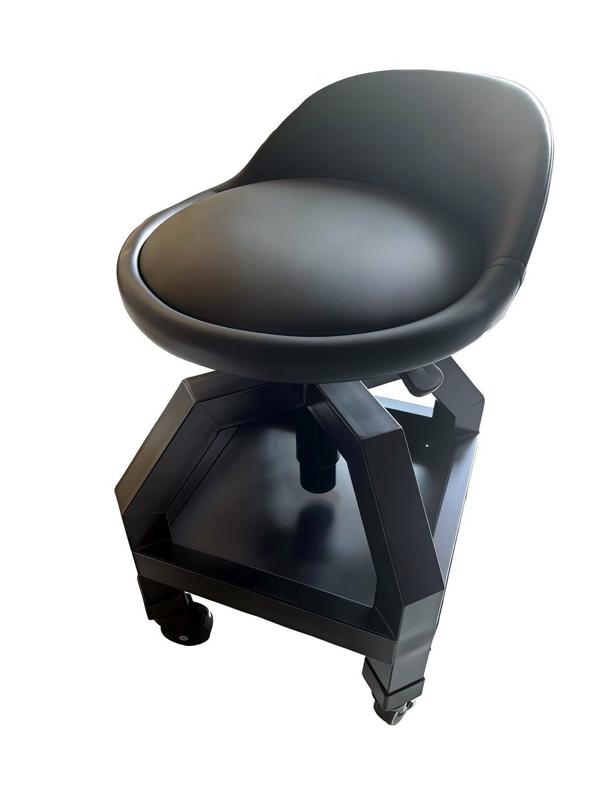 Heavy-Duty Shop Stool with Wheels