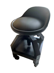 Heavy-Duty Shop Stool with Wheels