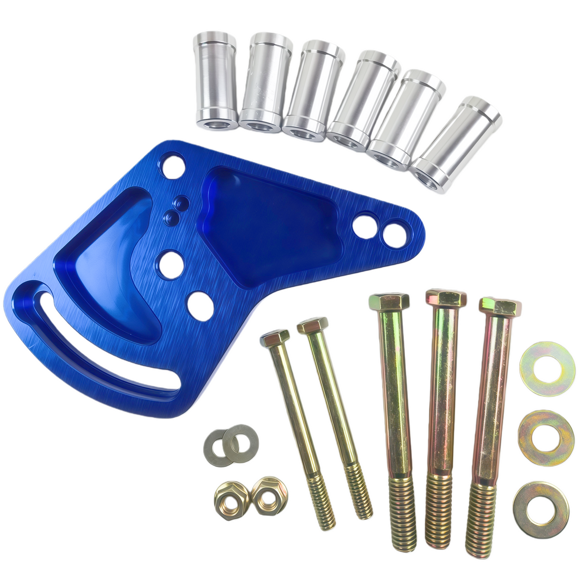 SBF Power Steering Bracket  Kit for Short Deck Block with Short Water Pump