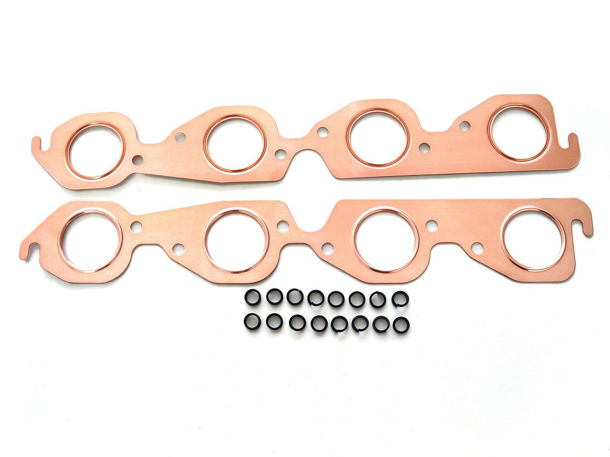 65-90 BBC Copper Seal Exhaust Gasket， Round Port 1.92“