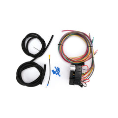 10 Circuit Basic Wire Harness Fuse Box Street Hot Rat Rod Wiring Car Truck 12V