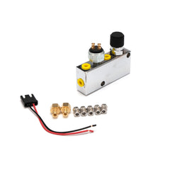 Aluminum Adjustable Brake Proportioning Valve with Distribution Block