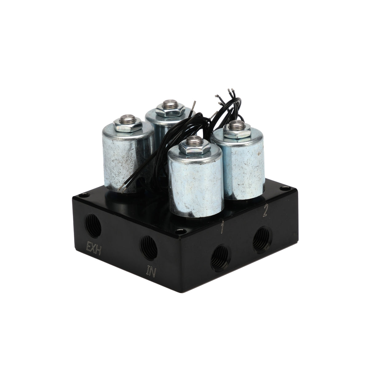 1/4"/3/8" NPT Two/Four Solenoid Air Valve Manifold,Air Ride Suspension Air Bags