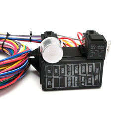 12 Circuit Universal Wiring Harness Muscle Car Hot Rod Street Rod XL Wires