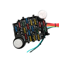 Universal Extra long Wires 21 Circuit Wiring Harness Hotrod For Chevy Mopar Ford