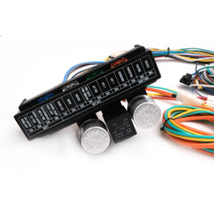 12v 24 Circuit 15 Fuse Street Hot Rat Rod Wiring Harness Wire Kit COMPLETE