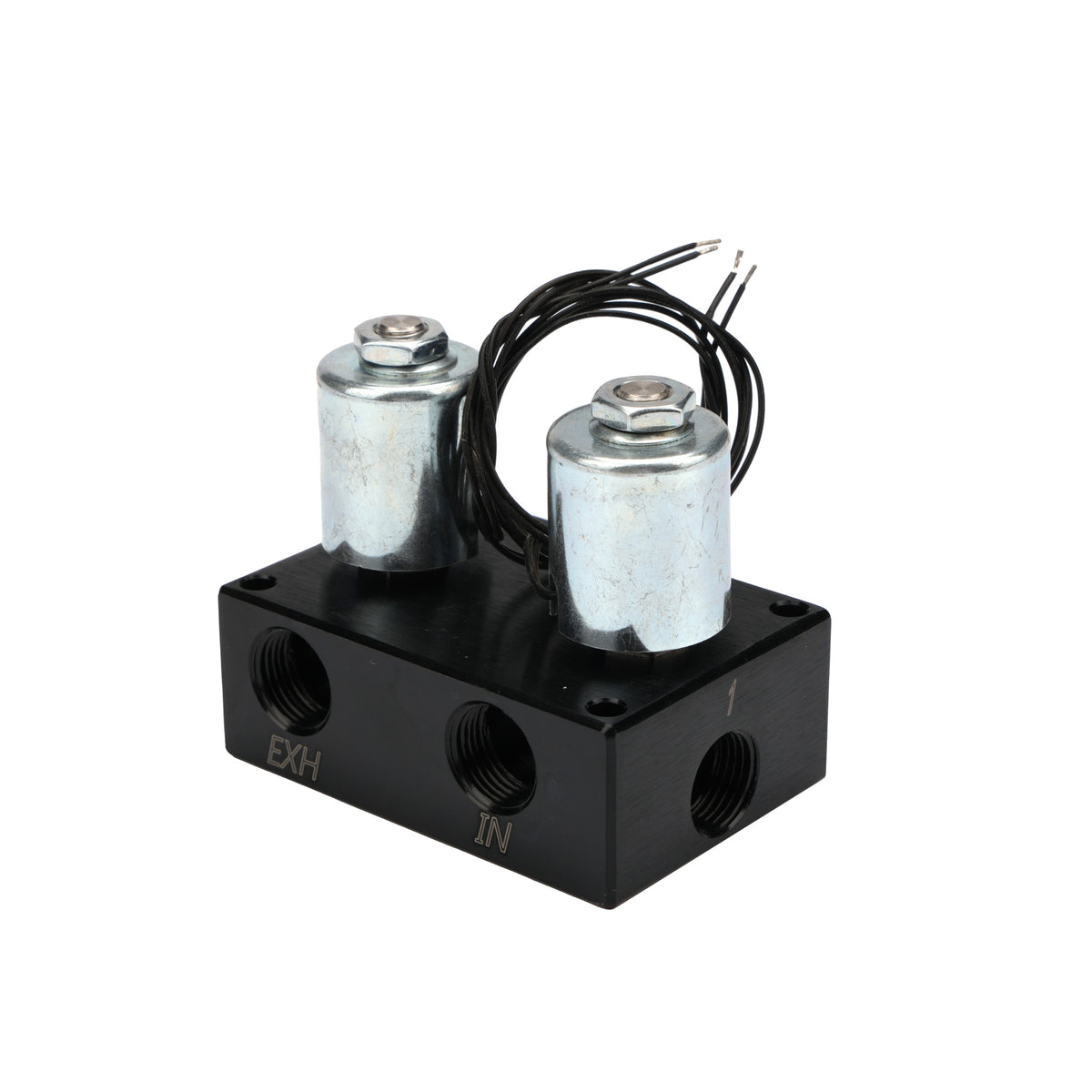 1/4"/3/8" NPT Two/Four Solenoid Air Valve Manifold,Air Ride Suspension Air Bags