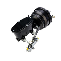 1962-74 Mopar A/B/E Body Oval Style Tandem Master Cylinders w/ 8 in. Dual Booster Conversion Kit，Disc/Drum