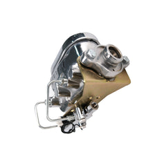 Universal Chrome Flat Top Master Cylinders w/ Bottom Mount Disc/Disc Proportioning Valves