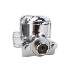 Universal Chrome Dual Bail Master Cylinders w/ Bottom Mount Disc/Disc Proportioning Valves