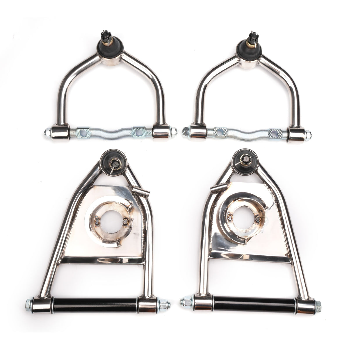 Mustang II Tubular Control Arms Upper & Lower Narrowed A Arms Set Coil Spring