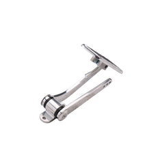 Aluminum Gas Pedal Pad w/ Steel Arm 6 Rubber Inserts， Polished