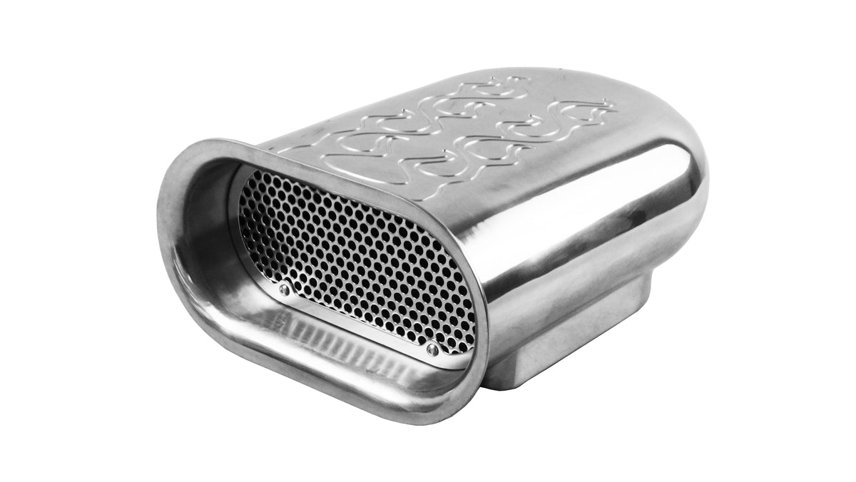 Aluminum Hilborn Style Flame Hood Air Scoop Kit Single 4 BBLCarb