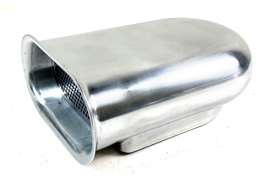 Aluminum Hilborn Style Smooth Hood Air Scoop Kit Single 4 BBLCarb