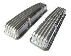 Tall/Short Aluminum Finned Valve Cover 1958-86 SBC With Hole/Without Hole