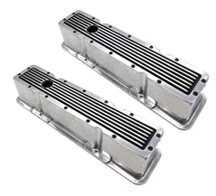 Tall Aluminum Ribbed Valve Cover 1958-86 SBC 283-350