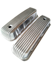Tall Nostalgic Aluminum Fully Finned Valve Cover 1965-95 BBC 396-502 With Hole/Without Hole