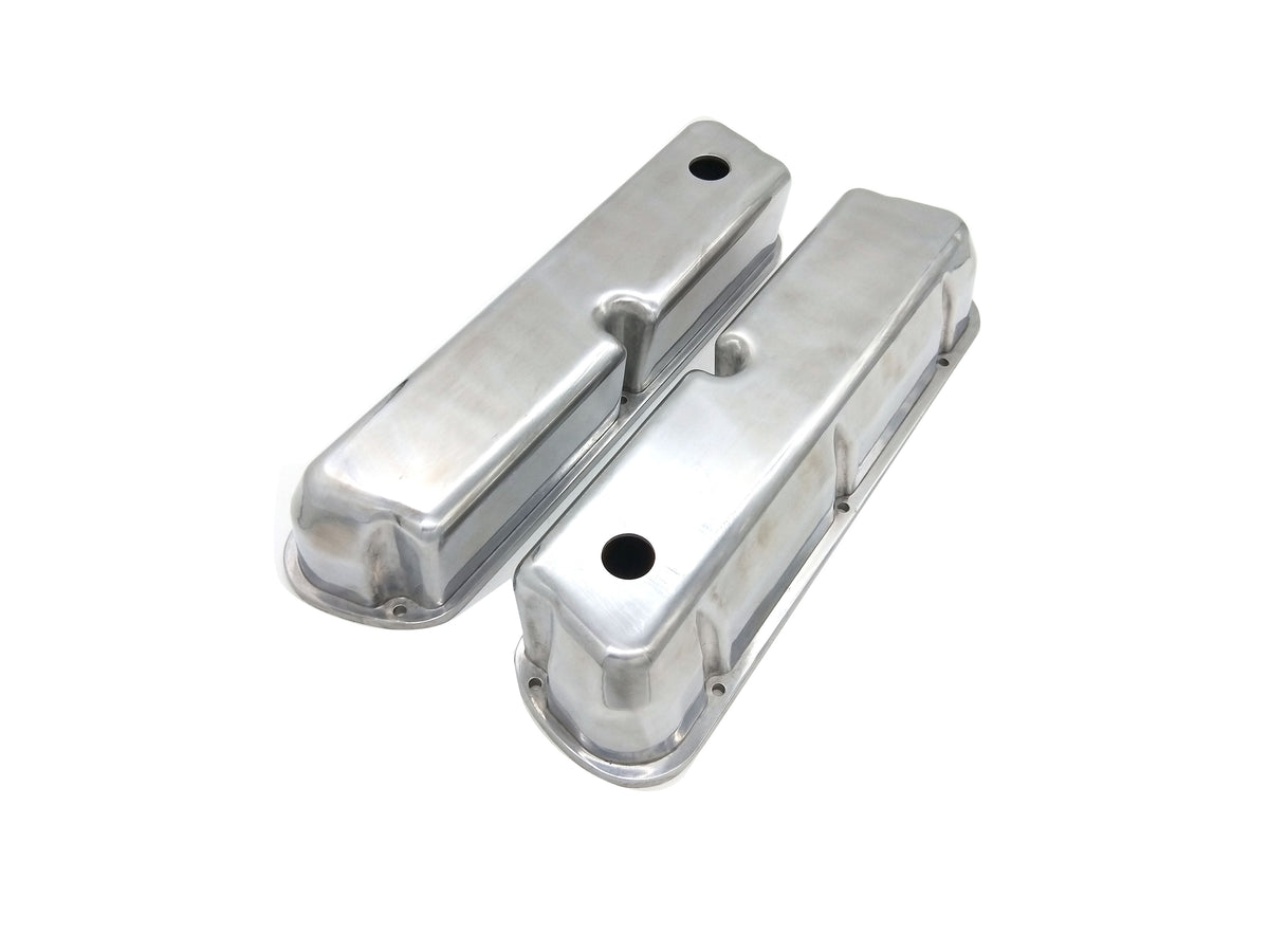 Tall Aluminum Smooth Valve Covers 1962-85 Ford 289/302/351W/5.0L With Hole/Without Hole