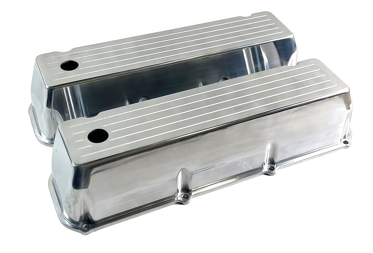 Cast Aluminum Big Block Ford 429-460 Ball-Milled Valve Cover