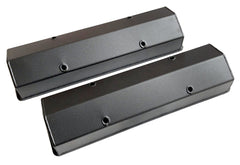 1958-87 SBC Fabricated Tall Aluminum Valve Cover Vaulted Long Bolts