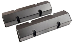1958-87 SBC Fabricated Tall Aluminum Valve Cover Vaulted Short Bolts