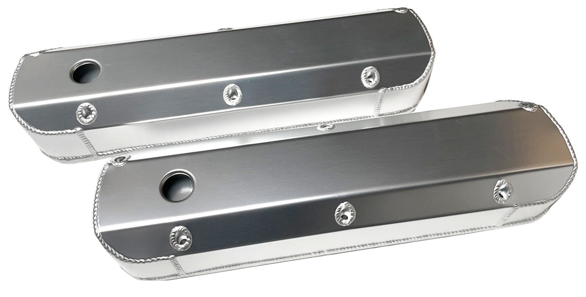 SBF Fabricated Tall Aluminum Valve Cover Long Bolts With Hole/Without Hole
