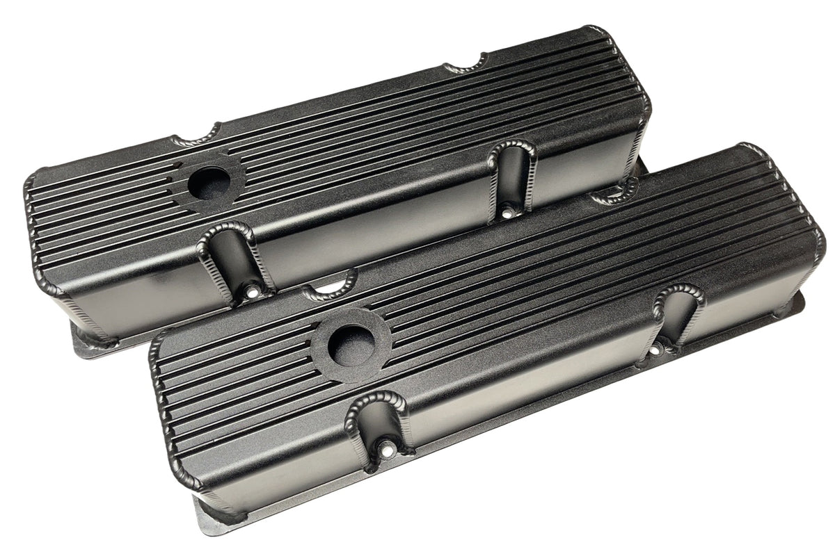 Ford FE 352-428 Fabricated Aluminum Finned Valve Cover With Hole/Without Hole
