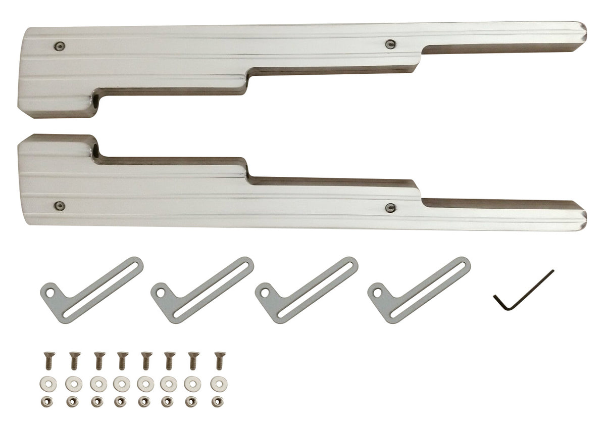 Billet Aluminum Flamed Linear Wire Dividers