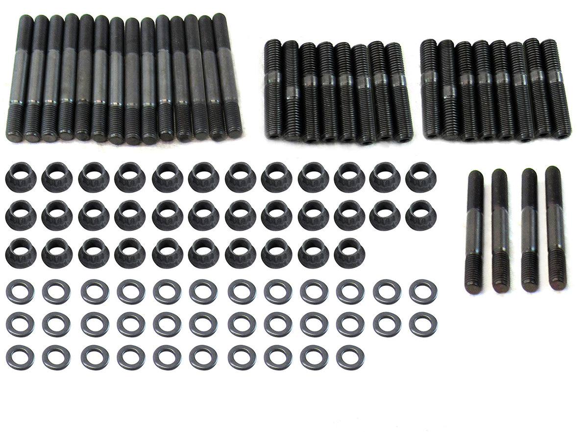 Cylinder Head Stud Kit; 12-Point for Chevy 350/400 SBC