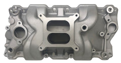 1957-95 Chevy SBC 350 Qualifier Dual Plane Non-Egr Intake Manifold， 1500-6500 RPM