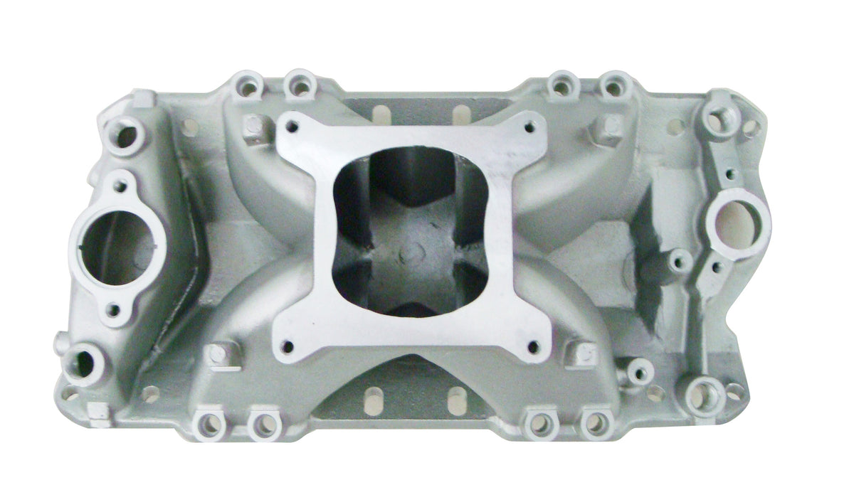 1957-95 Chevy SBC 350 Shootout Pro High Rise Single Plane Intake Manifold，3000-7500 RPM