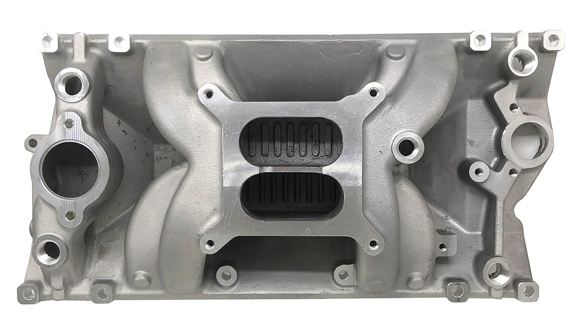 1996-Up Chevy SBC 350 Eliminator Vortec Dual Plane Intake Manifold， 1500-6500 RPM