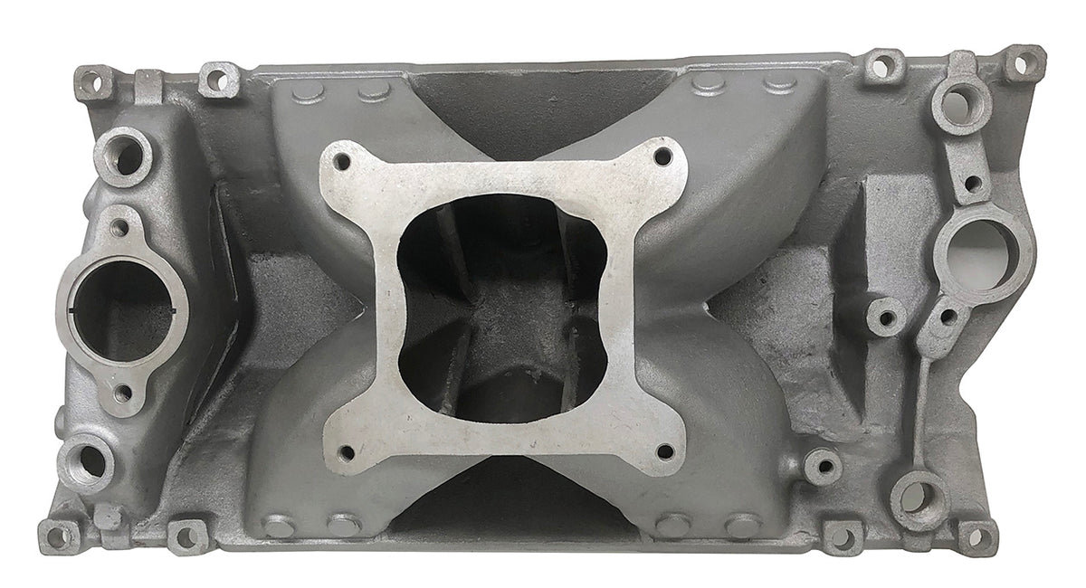 1996-Up Chevy SBC 350 Shootout +Plus Vortec High Rise Single Plane Intake Manifold， 3000-7500 RPM