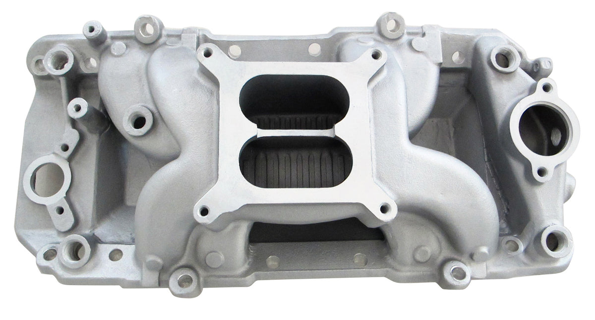 1965-90 BBC Big Block Chevy 396-454 Oval Port Air Gap Dual plane Intake Manifold，1500-6500 RPM