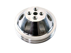 Aluminum SBC 283-350 1955-68 Short Water Pump Pulley，Single/Double Groove