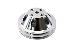 Aluminum SBC 283-350 1955-68 Long Water Pump Pulley，Single/Double Groove