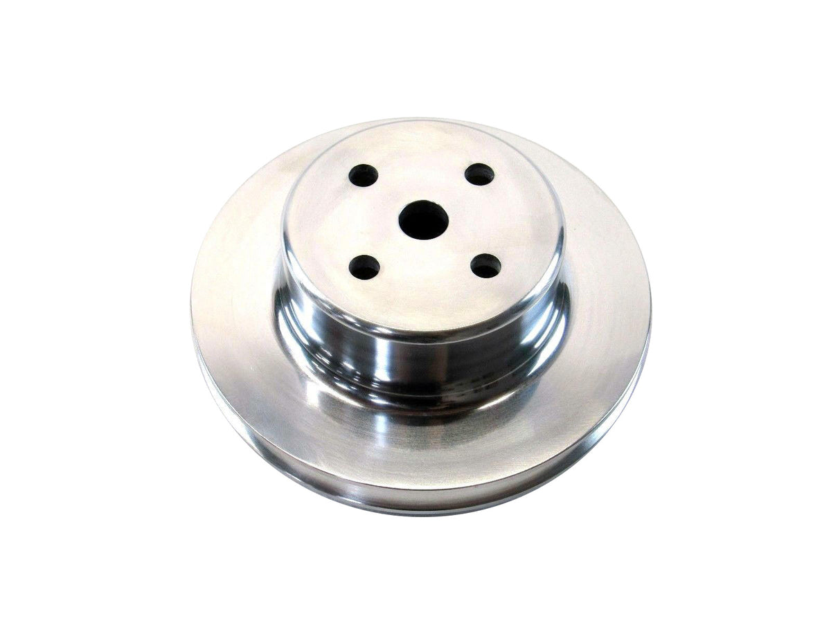 Aluminum BBC 396-454 1965-68 Long Water Pump Pulley， Double Droove