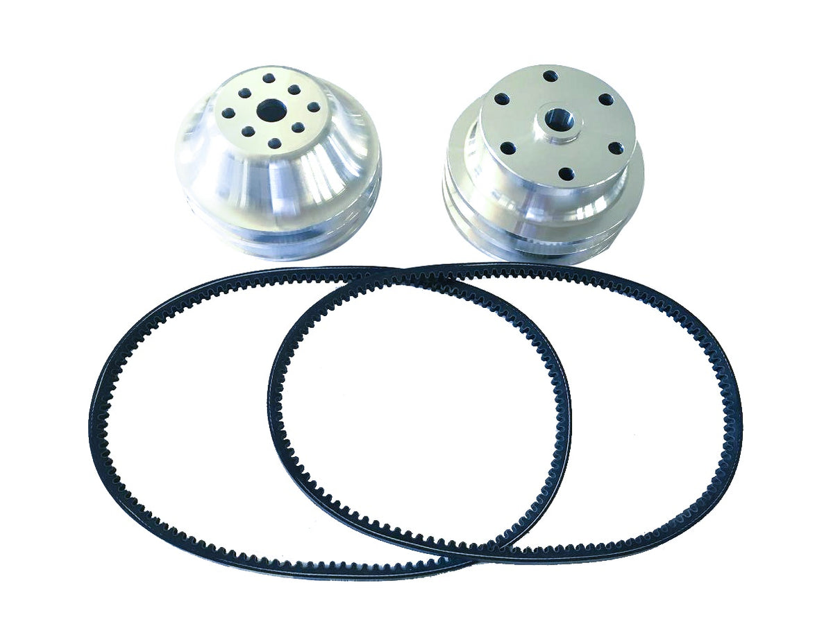 Small Block Chevy Combo Pulley For Long Water Pump